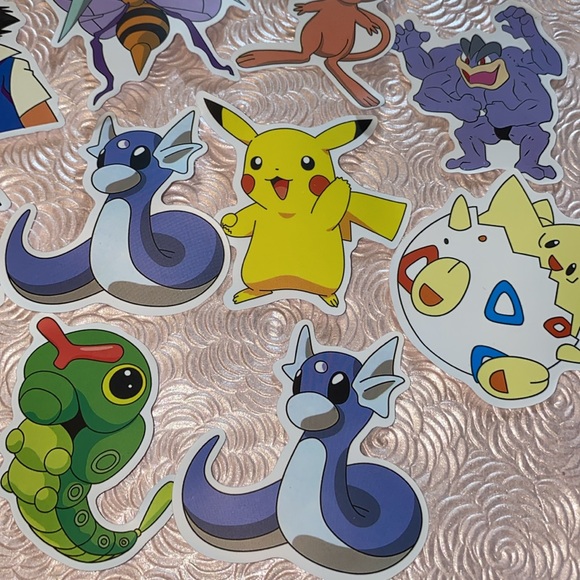 10 Pokémon Vinyl Stickers - Picture 6 of 6